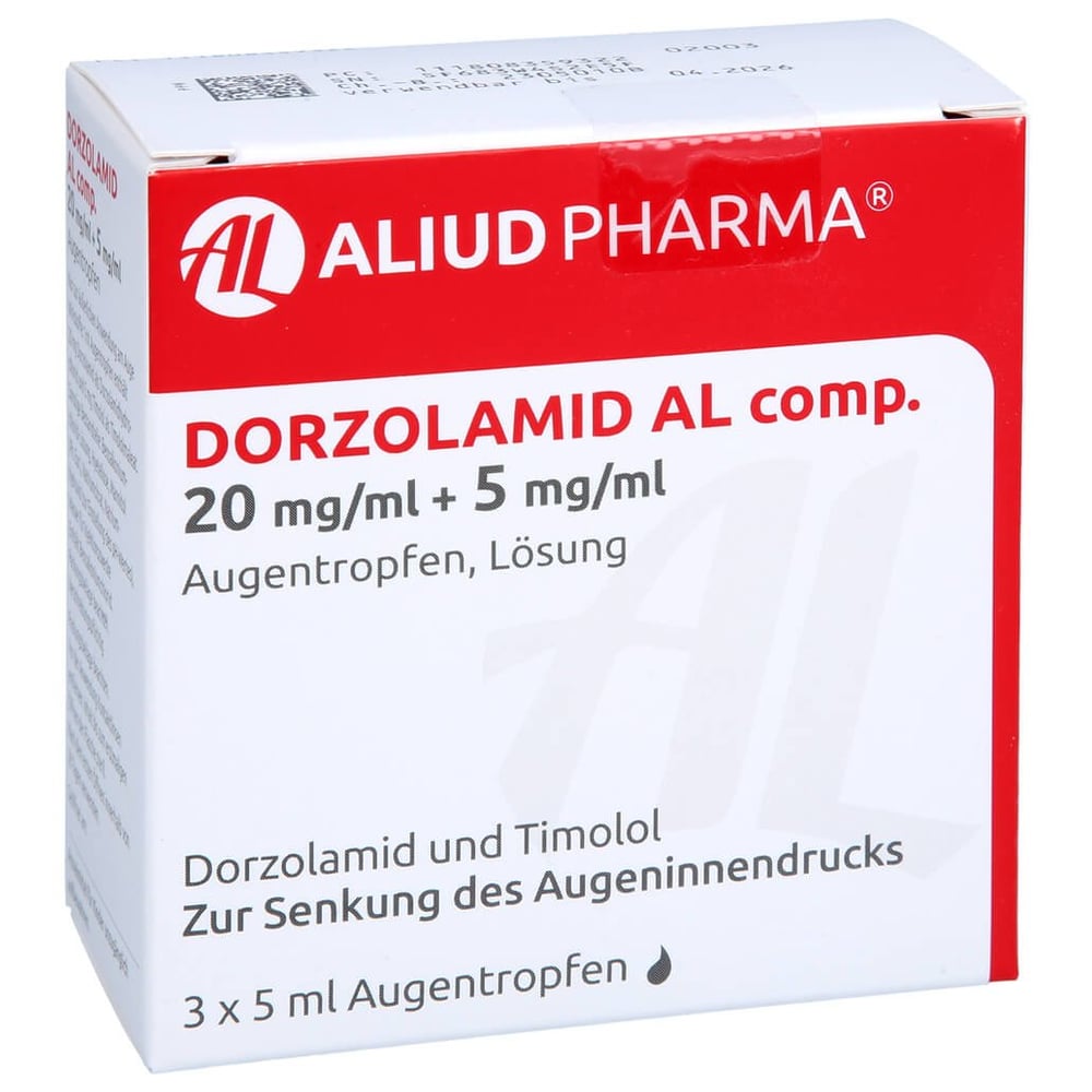 Dorzolamid AL comp. 20 mg/ml + 5 mg/ml
