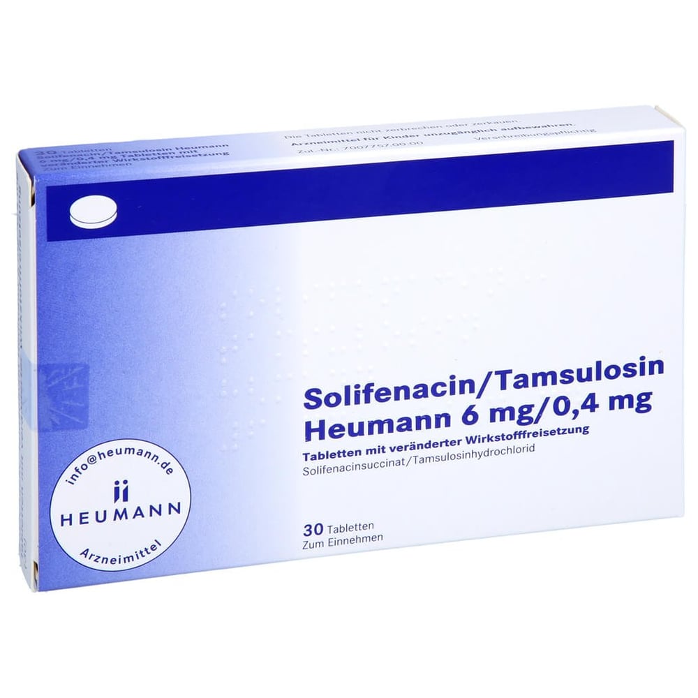 SOLIFENACIN/Tamsulosin Heumann 6 mg/0,4 mg TVW