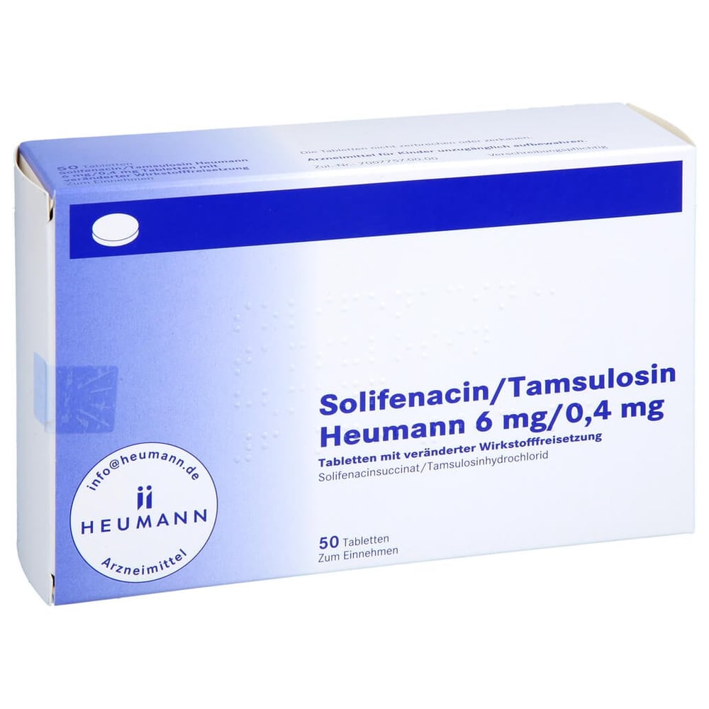 SOLIFENACIN/Tamsulosin Heumann 6 mg/0,4 mg TVW