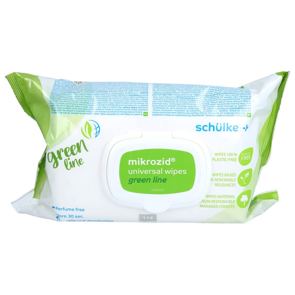 Mikrozid universal wipes green line Sp