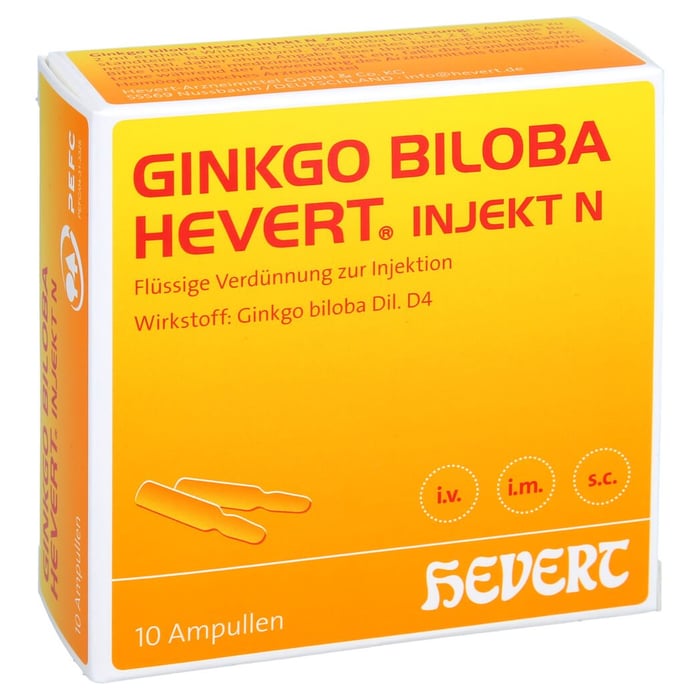 Ginkgo biloba Hevert injekt N