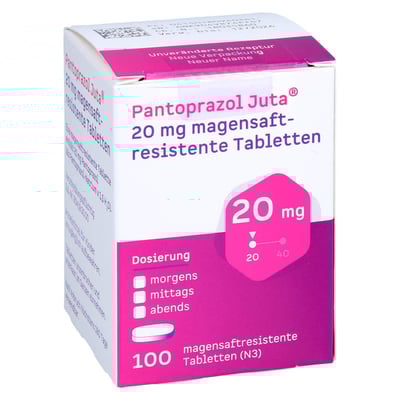 Pantoprazol Juta 20 mg