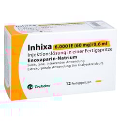 Inhixa 6000 I.E. (60 mg)/0,6 ml Injektionslösung