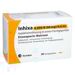 Inhixa 6000 I.E. (60 mg)/0,6 ml Injektionslösung
