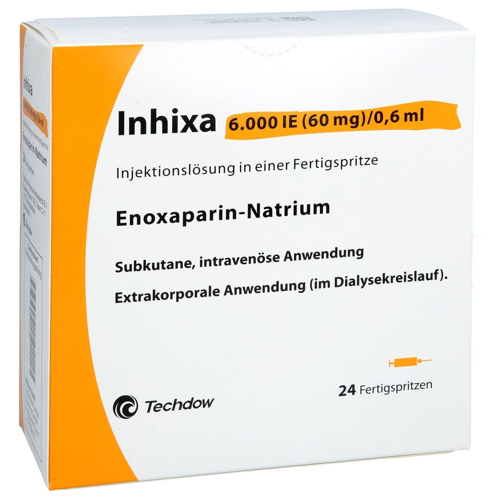 Inhixa 6000 I.E. (60 mg)/0,6 ml Injektionslösung