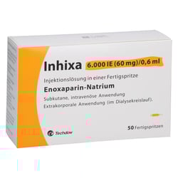 Inhixa 6000 I.E. (60 mg)/0,6 ml Injektionslösung