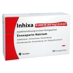 Inhixa 8000 I.E. (80 mg)/0,8 ml Injektionslösung