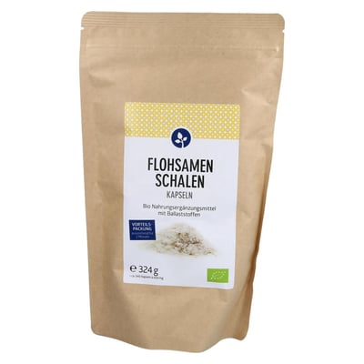 Flohsamenschalen 500 mg Bio Kapseln
