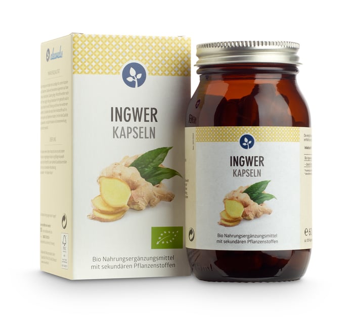 Ingwer 400 mg Bio Kapseln Vegan
