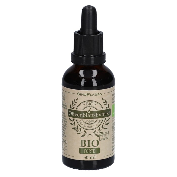 OLIVENBLATT-Extrakt 100% Bio Tropfen zum Einnehmen