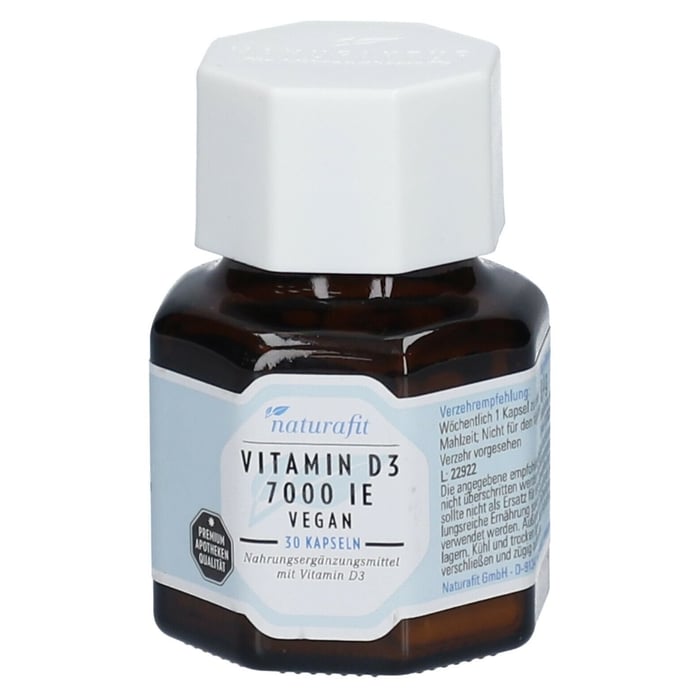Naturafit Vitamin D3 7000 I.e. vegan Kapseln