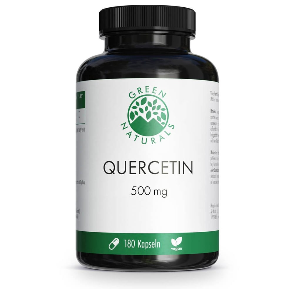 Green Naturals Quercetin 500 mg hochdosiert Kaps.