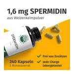 Green Naturals Spermidin 1,6 mg vegan Kapseln Produktbild 2