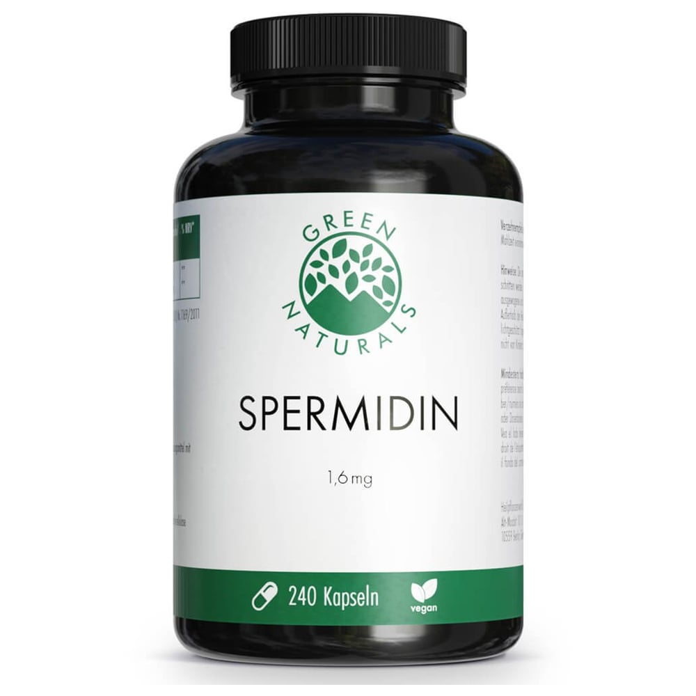 Green Naturals Spermidin 1,6 mg vegan Kapseln