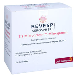 Bevespi Aerosphere 7,2 ug/5 ug Dru. Gasinh.3x120Hub
