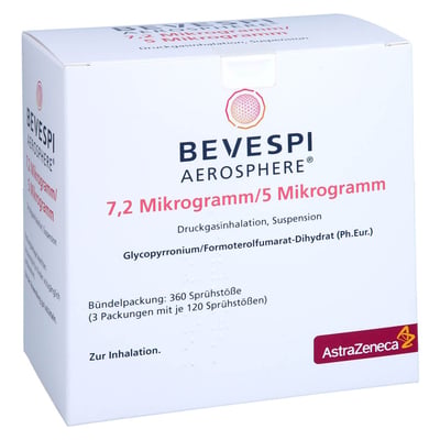 Bevespi Aerosphere 7,2 ug/5 ug Dru. Gasinh.3x120Hub Produktbild 1