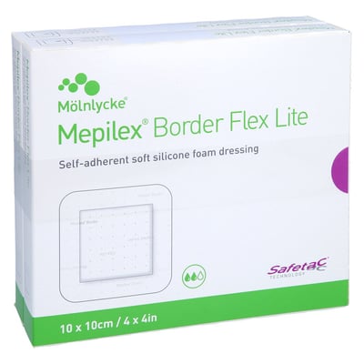 Mepilex Border Flex Lite Schaumverband 10x10 cm B2B Medical
