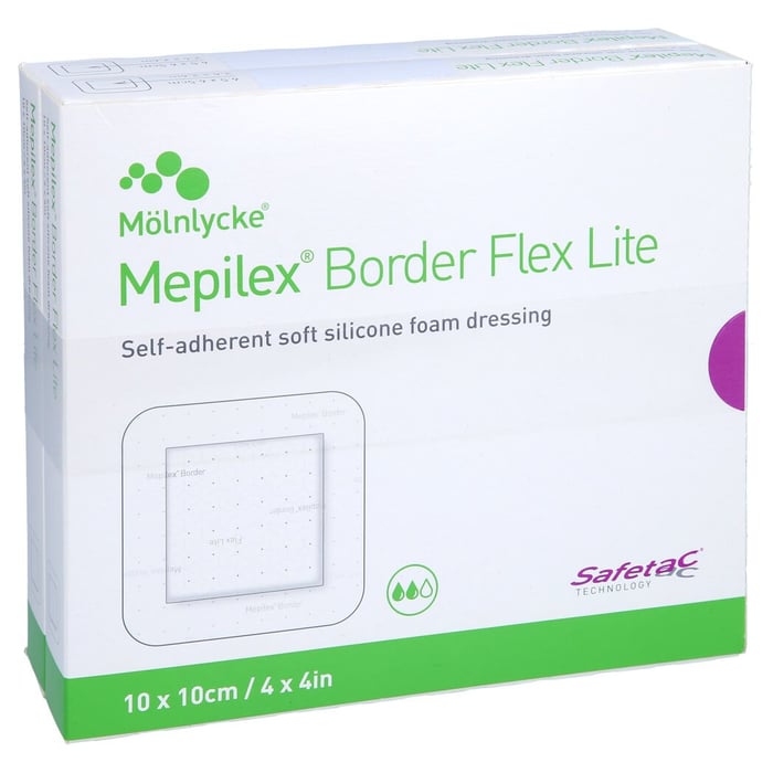 Mepilex Border Flex Lite Schaumverband 10x10 cm