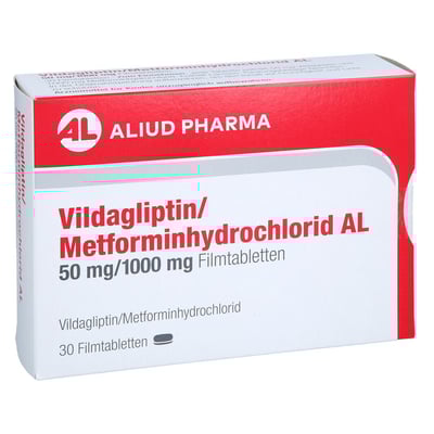 Vildagliptin/Metforminhydrochlorid AL 50 mg/1000 mg