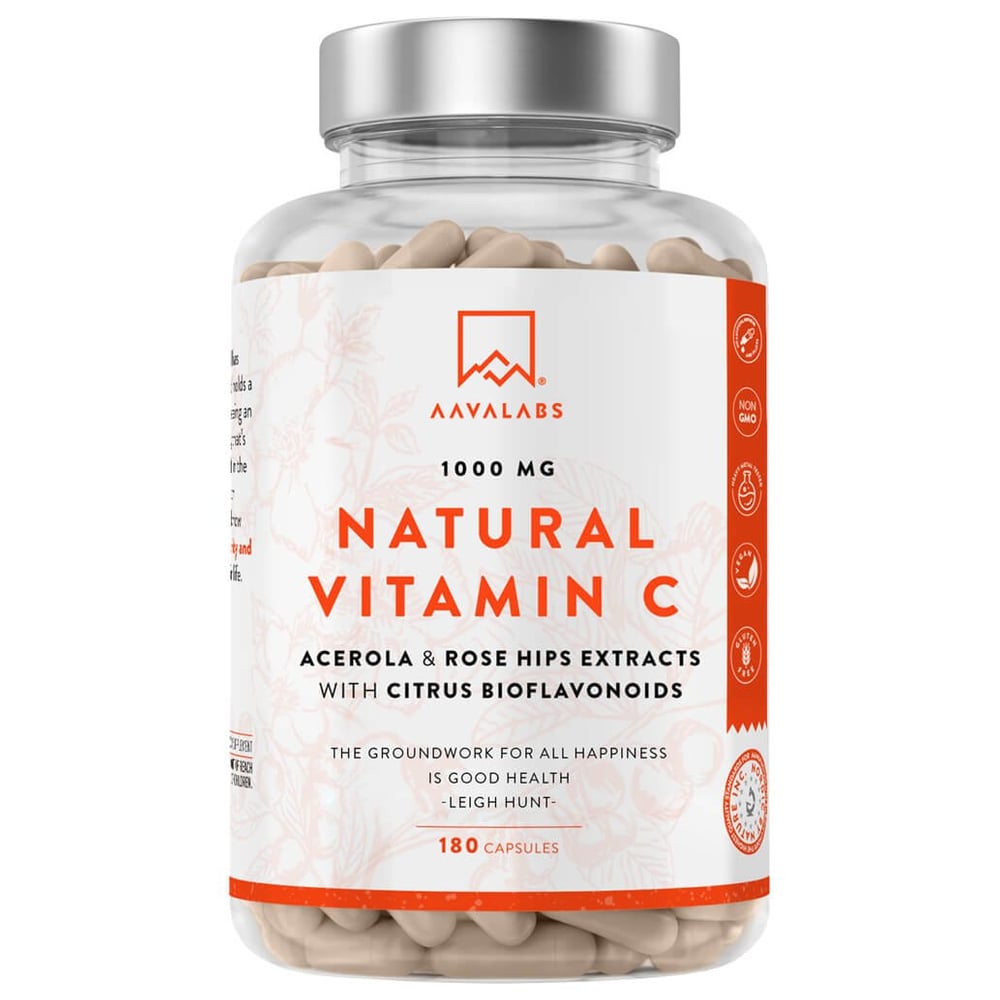 Aavalabs Vitamin C Acerola Camu-Camu Hagebutte Kps