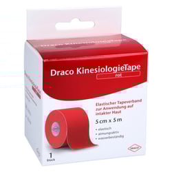 Draco KinesiologieTape rot 5 cm x 5 m