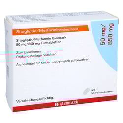 Sitagliptin/Metformin Glenmark 50 mg/850 mg