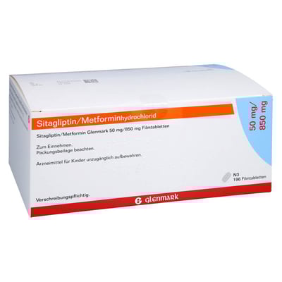 Sitagliptin/Metformin Glenmark 50 mg/850 mg