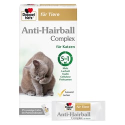 Doppelherz für Tiere Anti-Hairball Complex Katzen