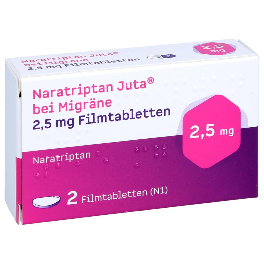 Naratriptan Juta bei Migräne 2,5 mg