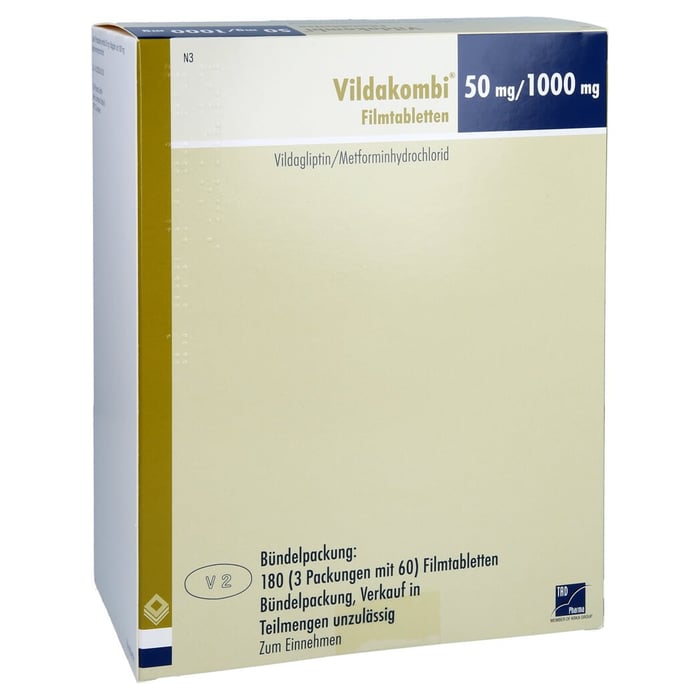 Vildakombi 50mg/1000mg