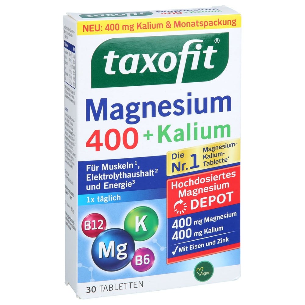 Taxofit Magnesium 400+kali
