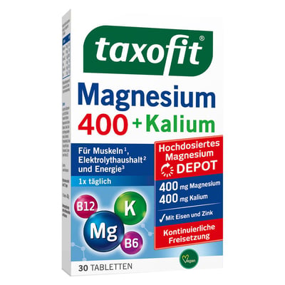 Taxofit Magnesium 400+kali Produktbild 1
