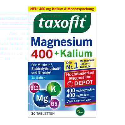 Taxofit Magnesium 400+kali