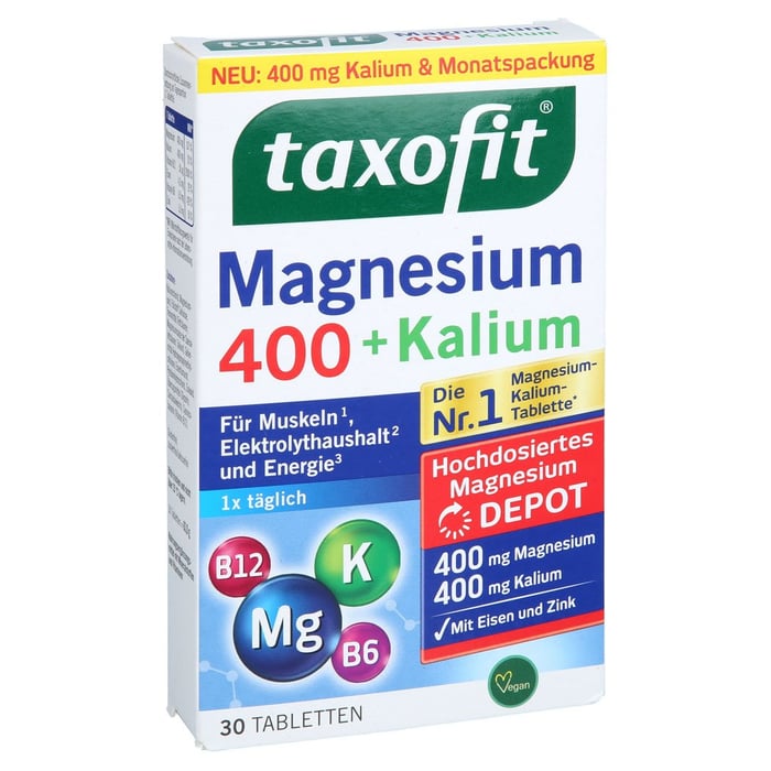 Taxofit Magnesium 400+kali