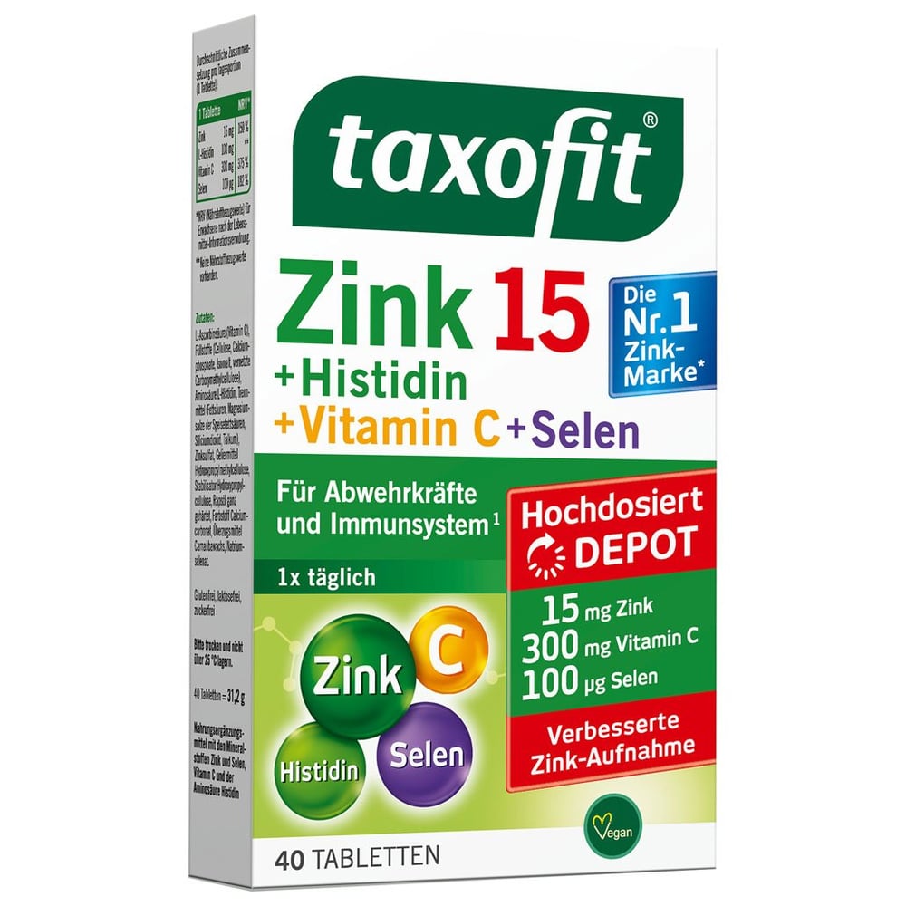 Taxofit Zink+histidin+sele