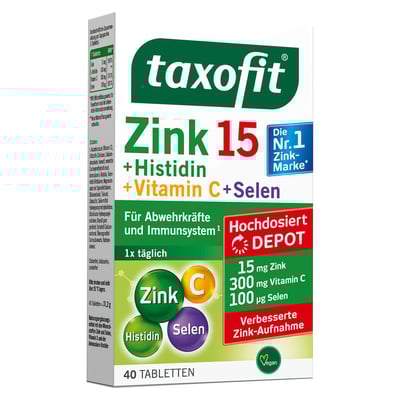 Taxofit Zink+histidin+sele
