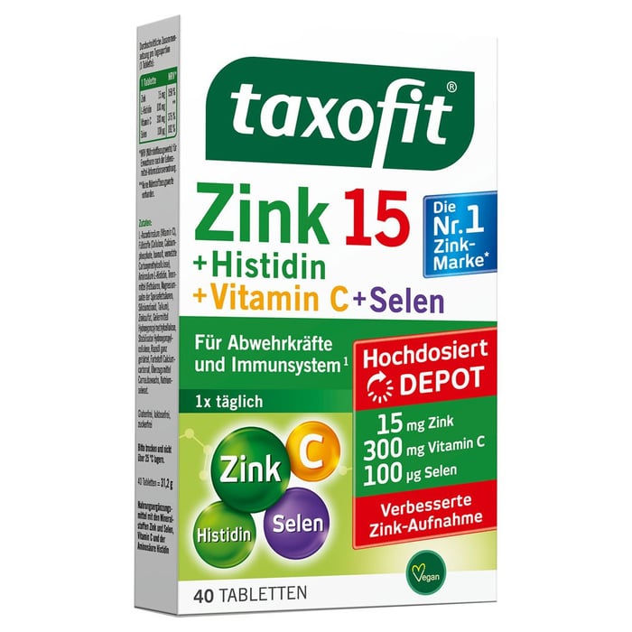Taxofit Zink+histidin+sele