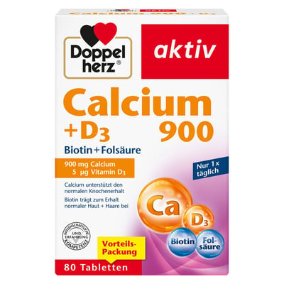 Doppelherz Calcium 900 + D3