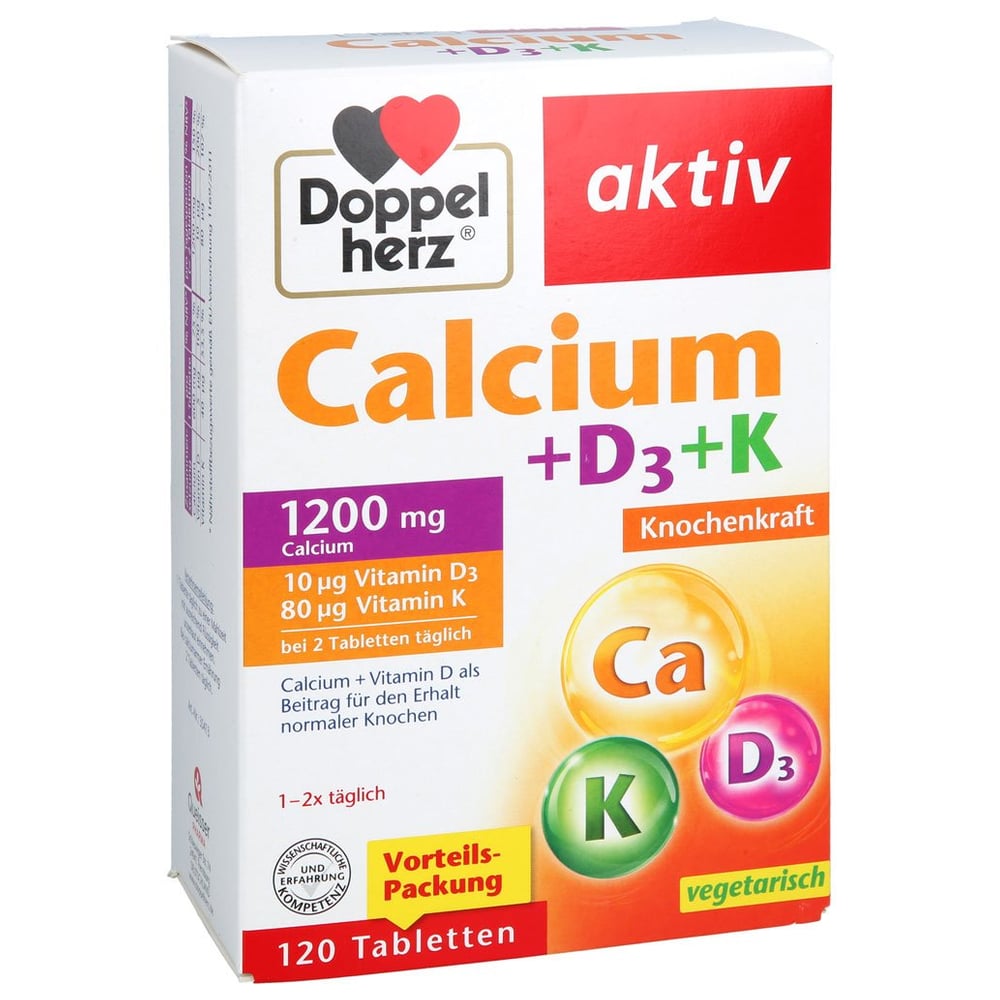 Doppelherz Calcium+d3+k