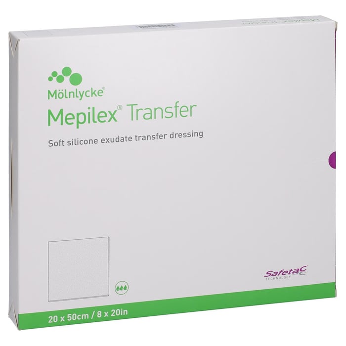 Mepilex Transfer Schaumverband 20x50 cm steril