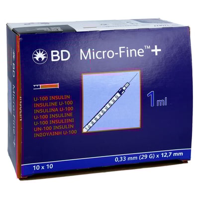 Bd Micro Fine+ 1ml U100