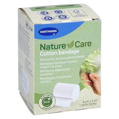 Nature Care Idealbinde 6 cm x 5m Produktbild 1