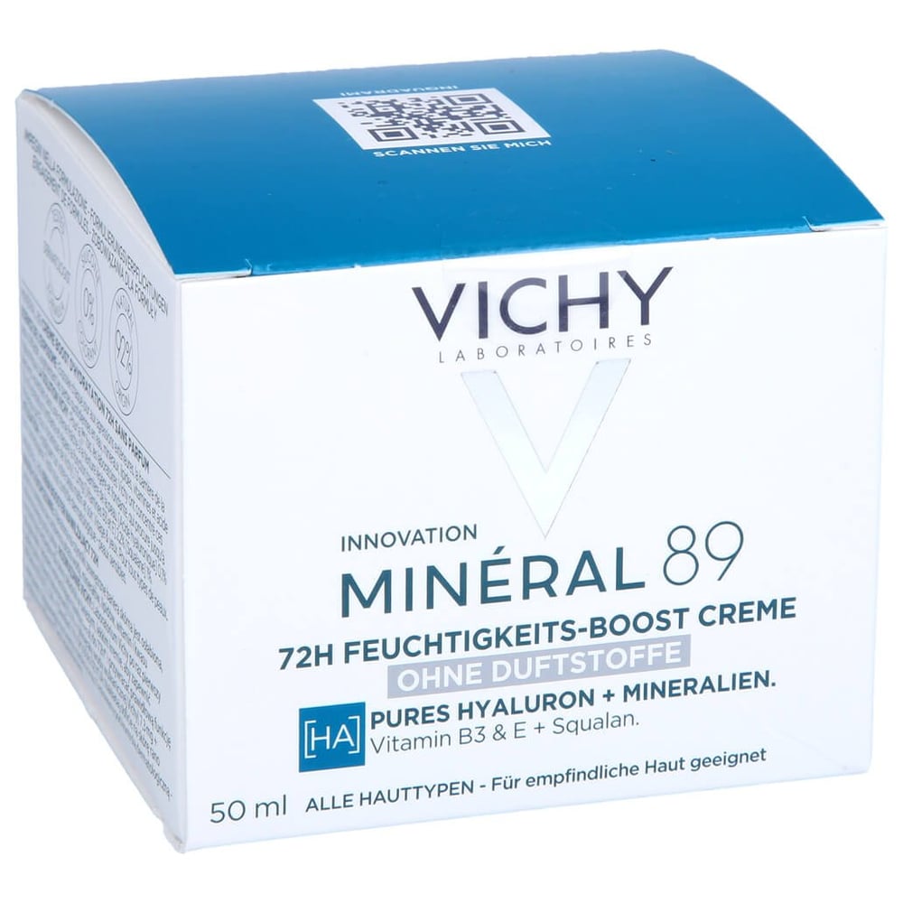 Vichy Mineral 89 Creme ohne Duftstoffe