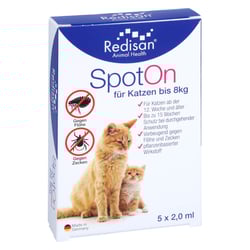 Redisan Spot On für Katzen -gegen Zecken und Flöhe