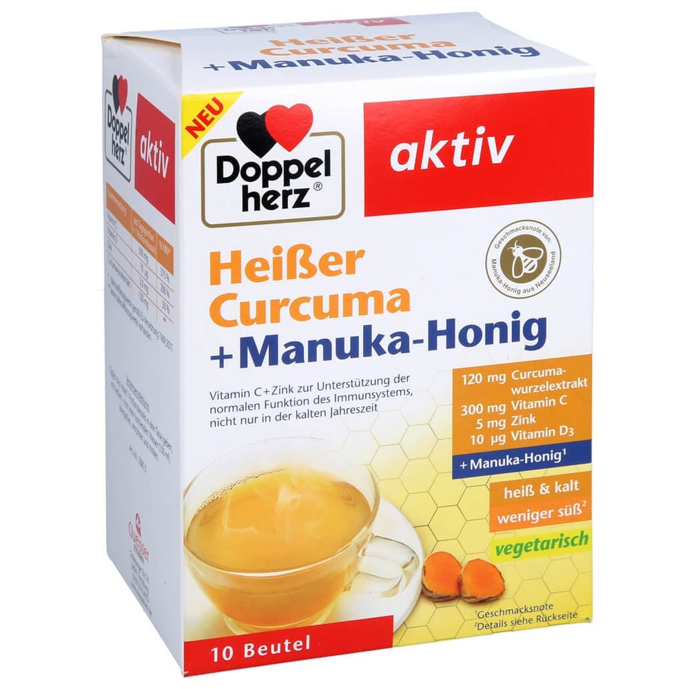 Doppelherz Heißer Curcuma + Manuka-Honig