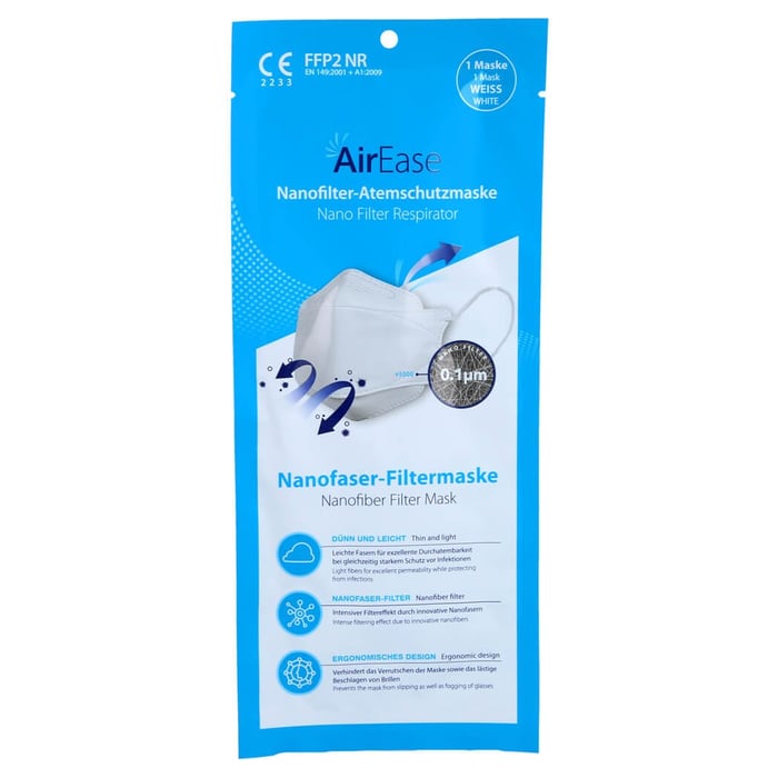 Air Ease Ffp2 Nanofilt Mas
