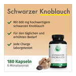 Green Naturals schwarzer Knoblauch 600 mg m. SAC Kps