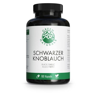Green Naturals schwarzer Knoblauch 600 mg m. SAC Kps