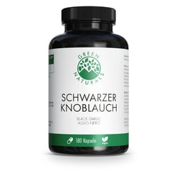 Green Naturals schwarzer Knoblauch 600mg m.SAC Kps