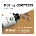 Green Naturals Cordyceps sinensis Kapseln Produktbild 2
